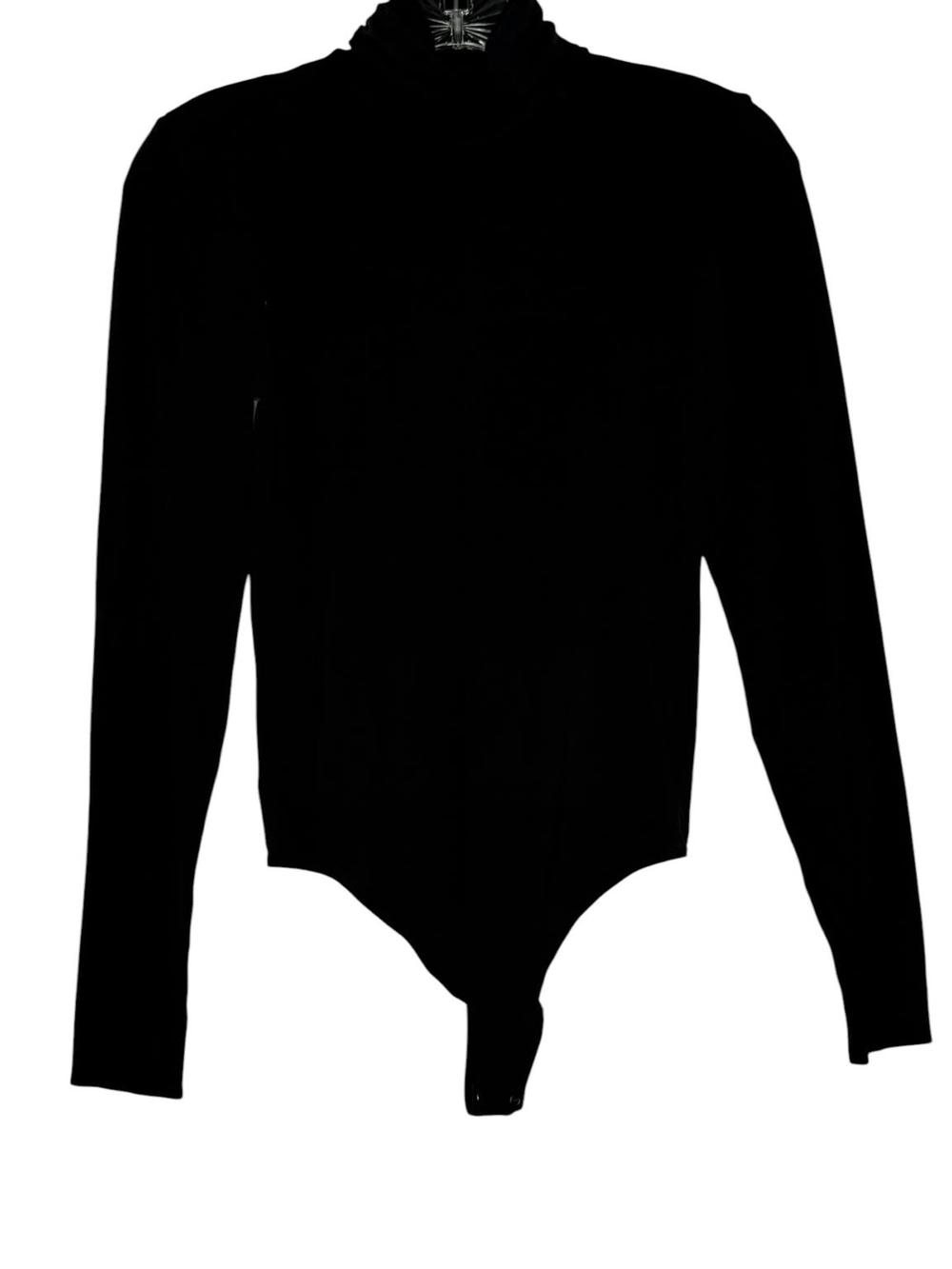 Wolford Black Turtleneck Bodysuit Long Sleeve Size M